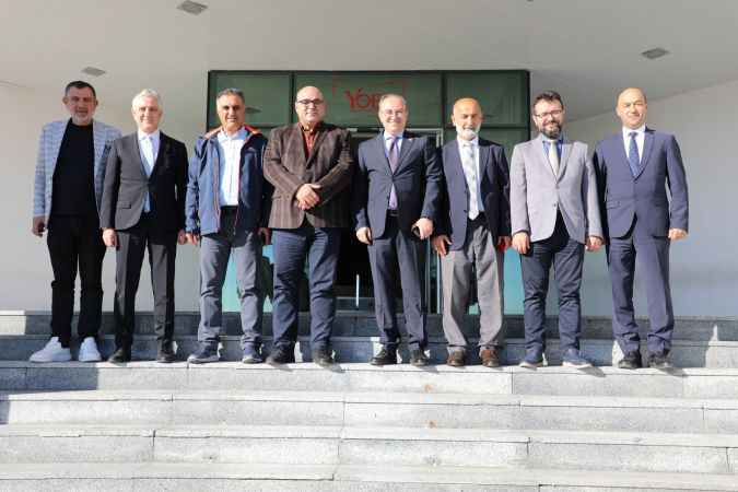 Yozgat Bozok Üniversitesi Rektörü Yaşar'a Meslektaşlarından hayırlı olsun ziyareti