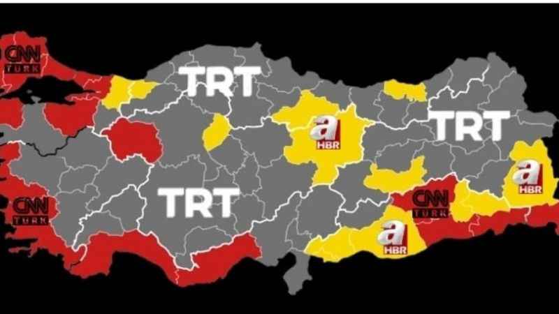 Orta Anadolu'da Yozgat, Ankara, Kayseri, Tokat, Nevşehir, Sivas Haber Kanallarına Olan İlgi Değişiyor