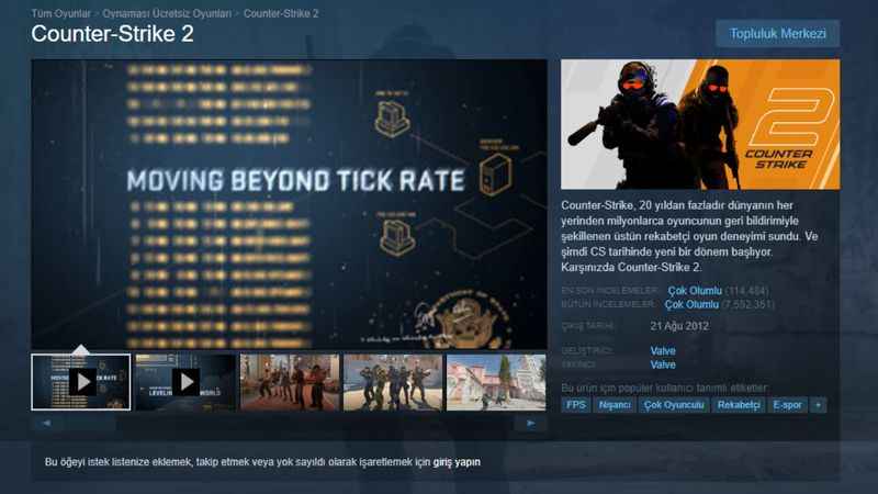 Oyun Dünyasında Dev Adım: Counter-Strike 2 Resmen Lansmana Sunuldu!
