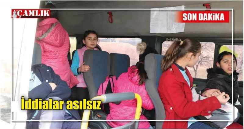 İddialar asılsız