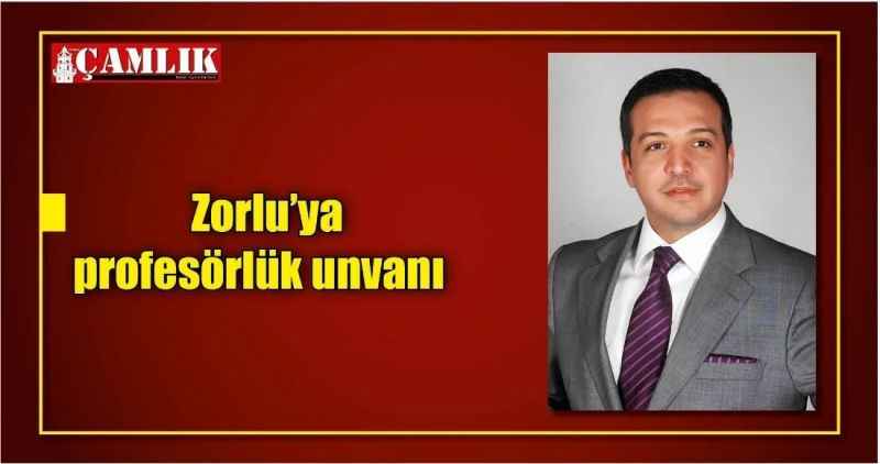 Zorlu'ya profesörlük unvanı