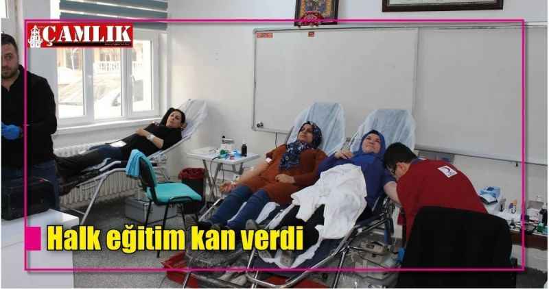 Halk eğitim kan verdi