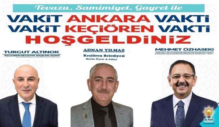 KEÇİÖRENLİLER 'ADNAN YILMAZ'I İSTİYOR
