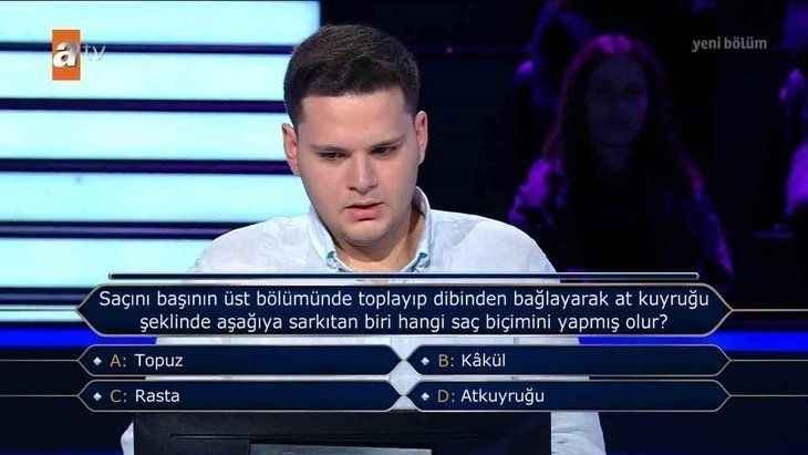 Kim Milyoner Olmak İster'de İkinci 1 Milyonluk Soruyu Görmeye Hak Kazanan Kim?