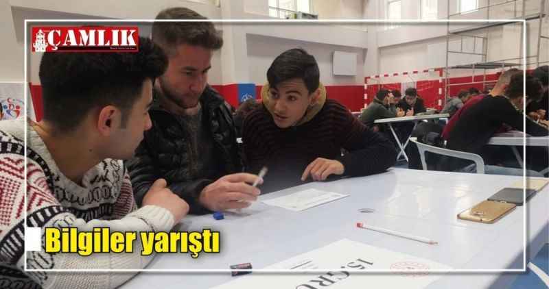 Bilgiler yarıştı