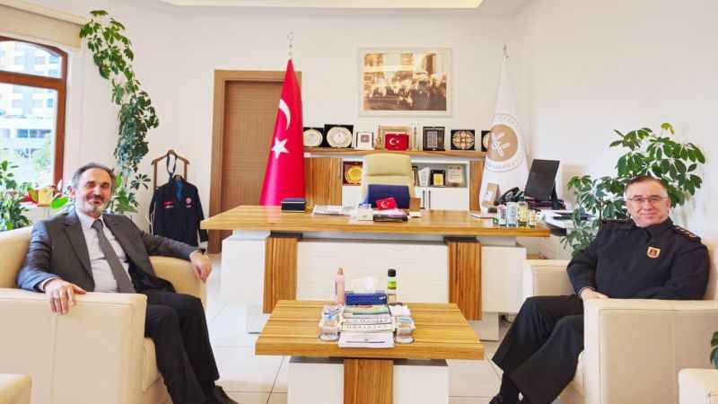 Yozgat İl Jandarma Komutanı Nejdet Özcan’dan İl Müftüsü Ali Gülden'e Anlamlı Ziyaret