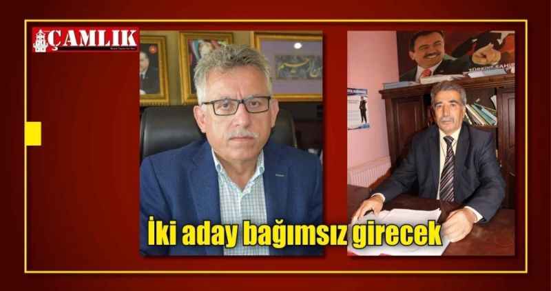 İki aday bağımsız yarışacak