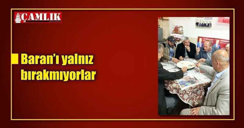 Baran'ı yalnız bırakmıyorlar