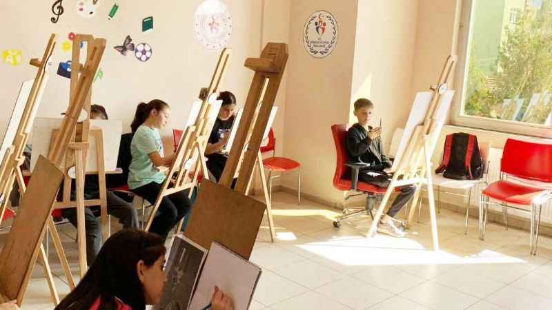 Yozgat’ın Sorgun İlçesi Gençlik Merkezi'nde Resim Eğitimleri Başladı