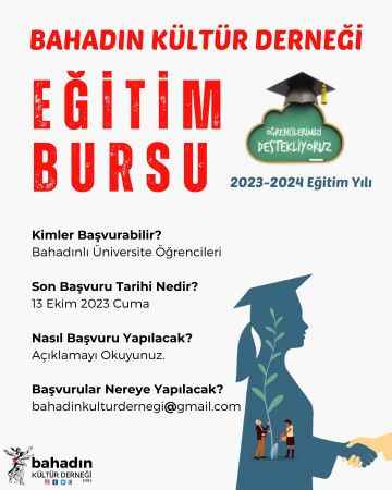 Yozgatlı öğrenciler dikkat. Bu haber sizi ilgilendiriyor. Bahadın Kültür Derneği’nden Öğrencilere Burs Müjdesi!