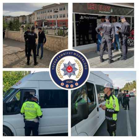 Yozgat Emniyet Müdürlüğü öğrencilerin huzuru için çalışıyor