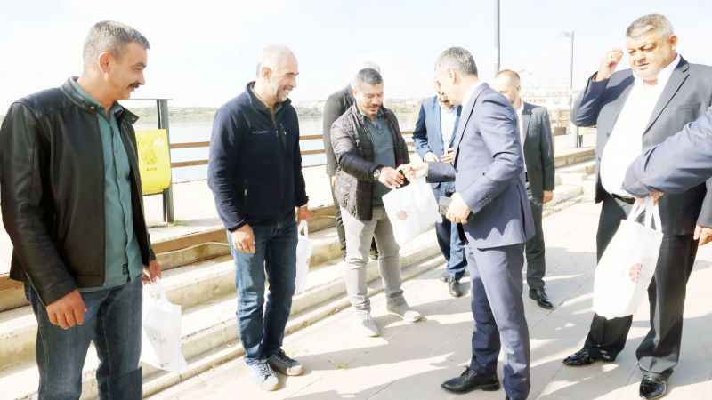 Gölbaşı Belediye Başkanı Ramazan Şimşek, taksi esnafının sorunlarını dinledi