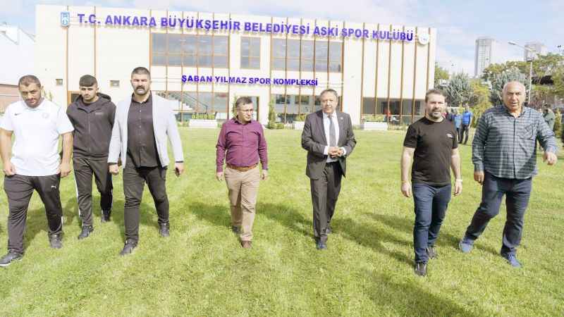 Ankara Büyükşehir Belediyesi'nin yaptırdığı Şaban Yılmaz Spor Kompleksi’ni açmaya hazırlanıyor