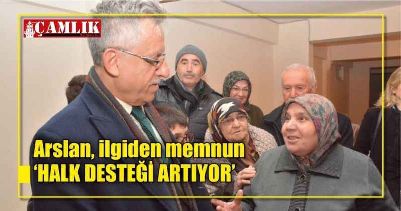 'HALK DESTEĞİ ARTIYOR'
