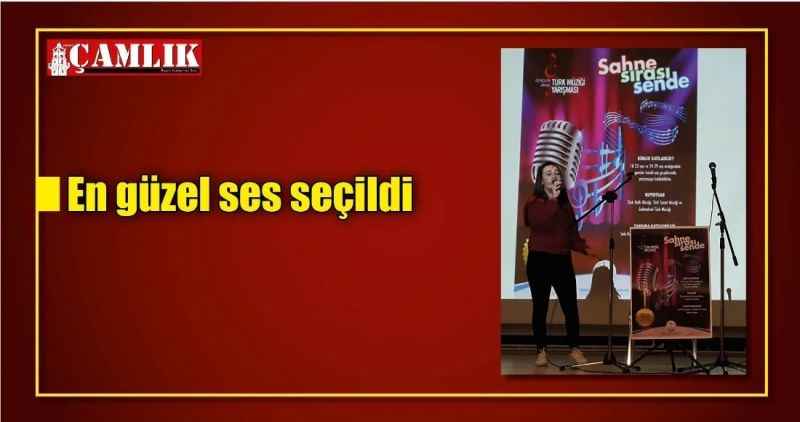 En güzel ses seçildi