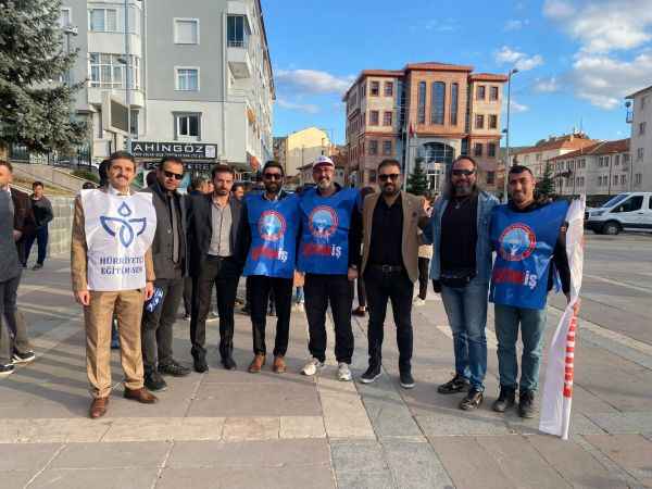 Yozgat Eğitim İş sendikası ve Hürriyetçi Eğitim Sen öğretmene yapılan saldırıyı kınadı