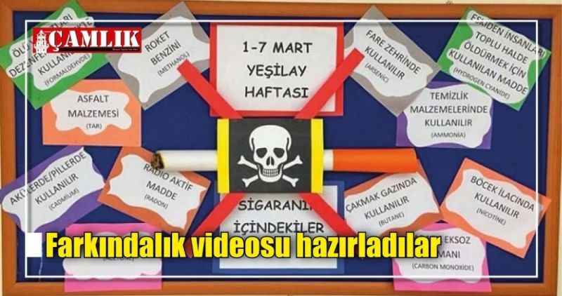 Farkındalık videosu hazırladılar