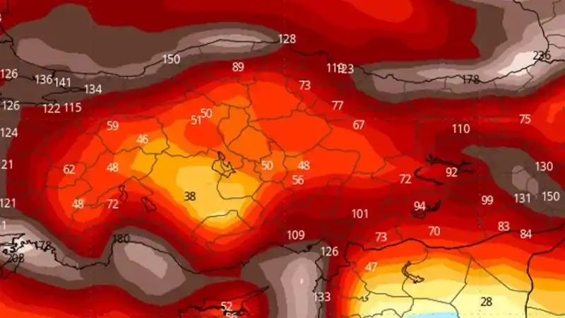Yozgat, Kırıkkale, Kırşehir, Çorum'un 46 gününü etkileyen rapor: bu haritayı iyi inceleyin deriz.