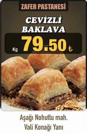 Hem çıtır hem de içi ceviz dolu: Türkiye'nin En Ucuz Baklavası Yozgat'ta Zafer Pastanesi'nde!