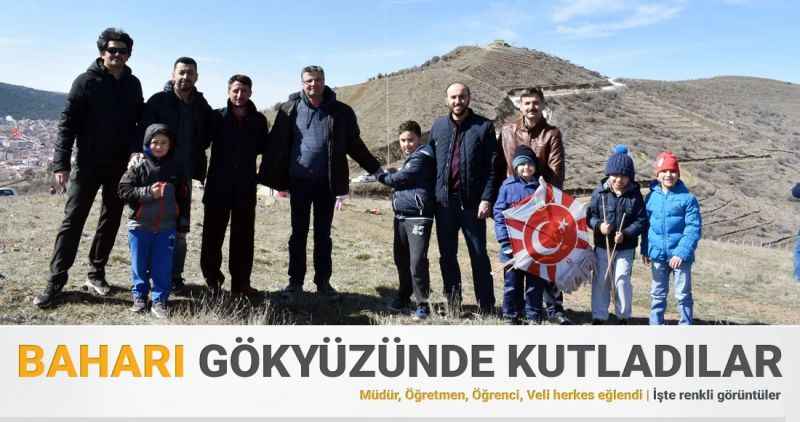 Baharı gökyüzünde kutladılar