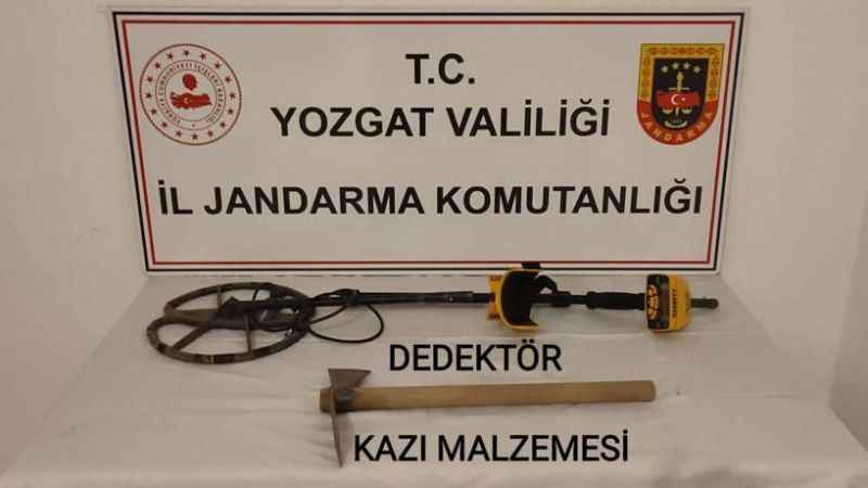Yozgat İl Jandarma'dan Büyük Darbe: Kaçak Kazıcı Suçüstü Yakalandı