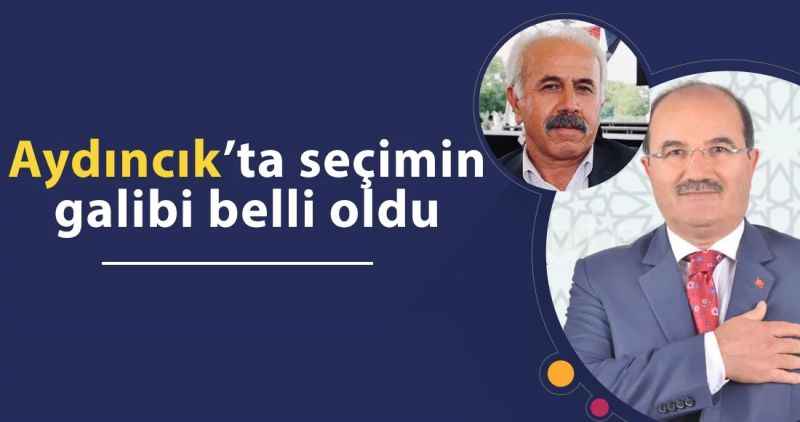 Aydıncık'ta seçimin galibi belli oldu