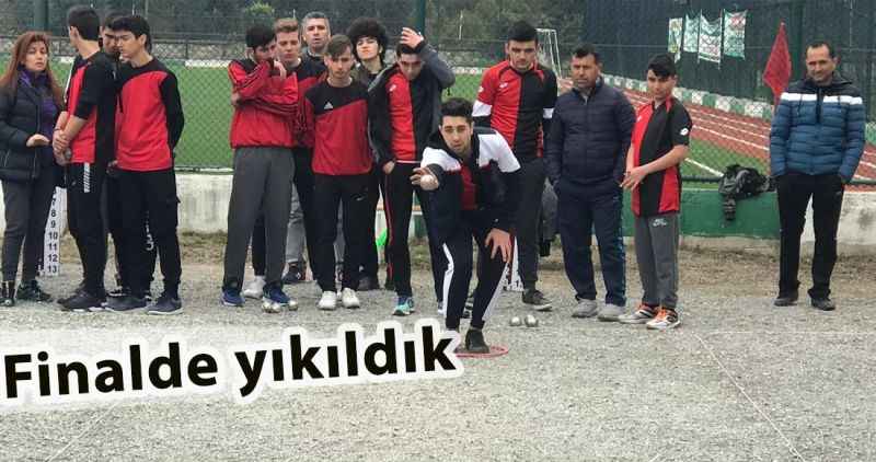 Finalde yıkıldık