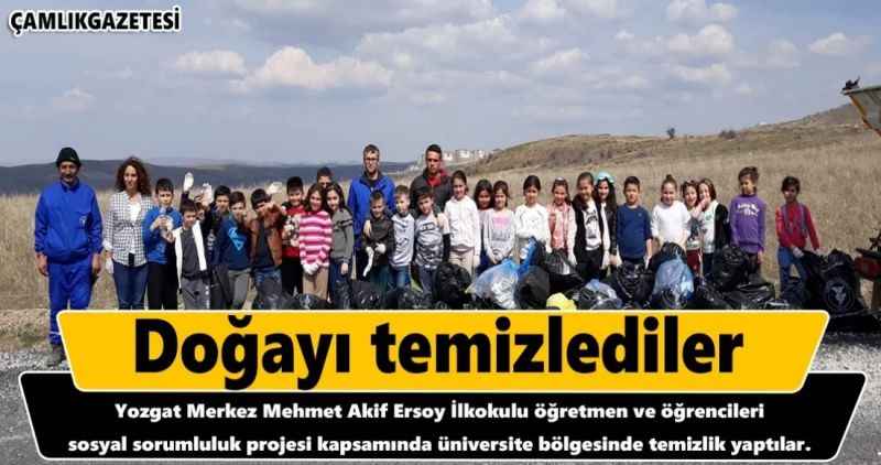 Doğayı temizlediler