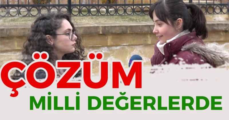 Çözüm milli değerlerde
