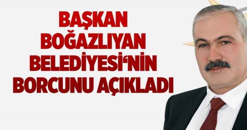 Boğazlıyan Belediyesi'nin Borcu Açıklandı!