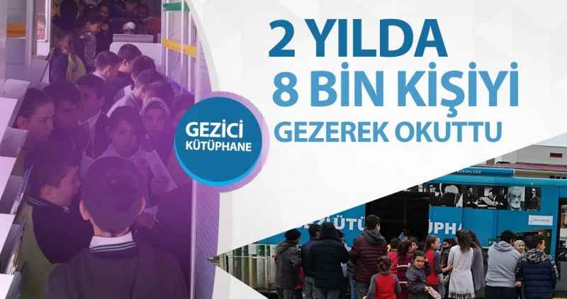 8 BiN KiŞiYi GEZEREK OKUTTU