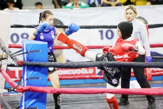 Ankara'da Muaythai turnuvası Büyük çekişmelere sahne oldu