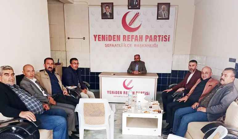 Yeniden Refah Partisi Şefaatli'de çok farklı: Kızıltaş'tan Şahin'e anlamlı ziyaret!