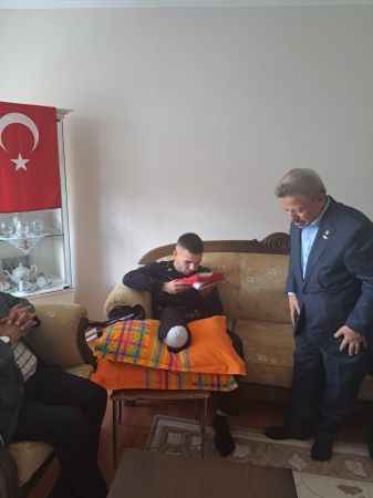 Ak Parti Yozgat İl teşkilatından Gazi Zorbilmez'e ziyaret
