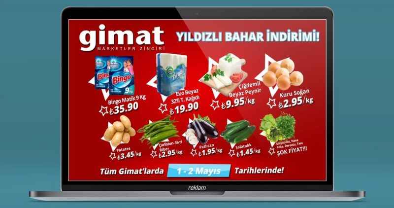 GİMAT'TA YILDIZLI BAHAR İNDİRİMİ