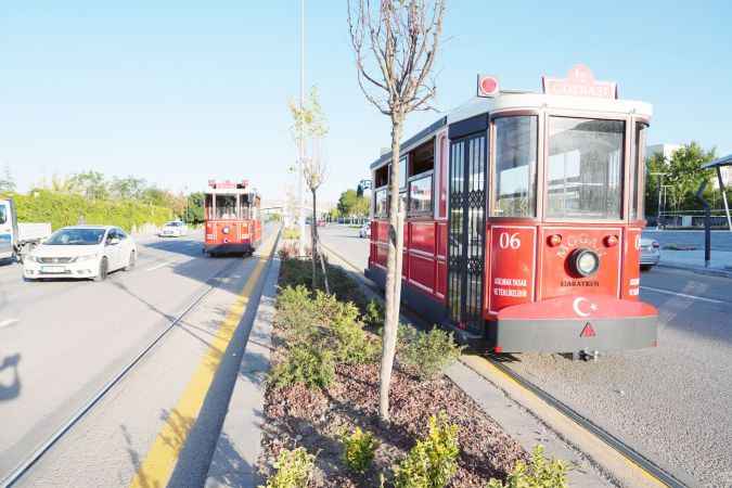 Şehre nostaljik tramvay kazandırdı Seferler ücretsiz olacak