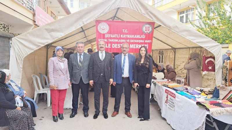 Şefaatli'de Kadınların El Emeği Ürünleri İkinci kez Sergide Yerini Aldı!