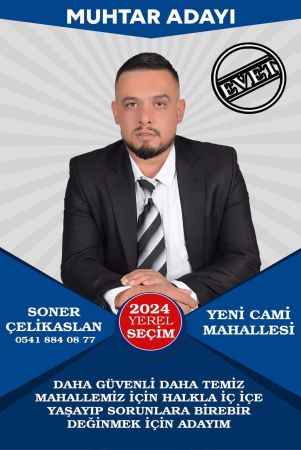 Yozgat’ta Muhtar Adayları Arasında Genç Bir İsim: Soner Çelikaslan