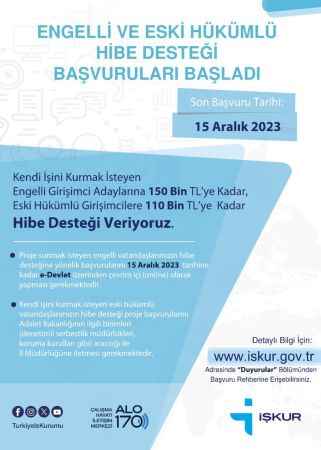 Engelli ve Eski Hükümlülere Hibe Desteği: Proje Başvurularıyla İlgili Yeni Detaylar Taner Yıldız Tarafından Açıklandı