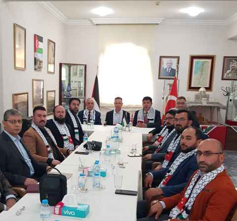 Diva Sen'den Filistin'e Tam Destek: Ankara'da Büyükelçi Fead Mustafa Ziyaret Edildi