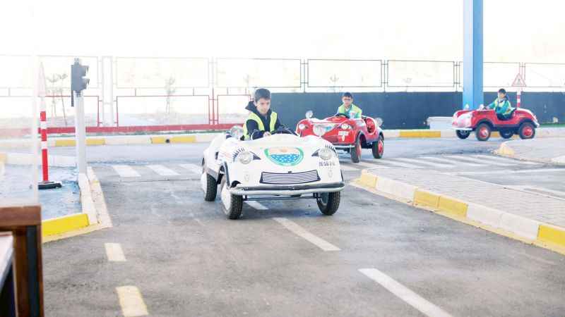 Çocuk Trafik Eğitim Parkı’nda Gençlere Uygulamalı Trafik Eğitim!