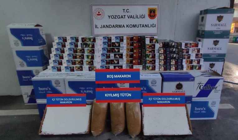 Yozgat Jandarması'ndan Kaçak Malzeme Satan Yere Operasyon!
