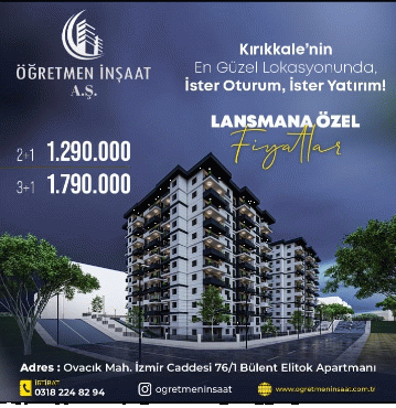 Kırıkkale'de Yaşayanlar Müjde: Öğretmen İnşaat'ın Yeni Kampanyası Sizleri Bekliyor