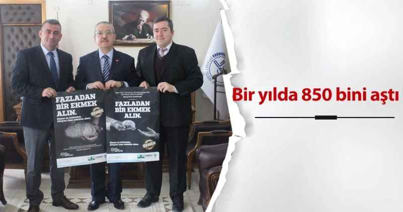 Bir yılda 850 bini aştı