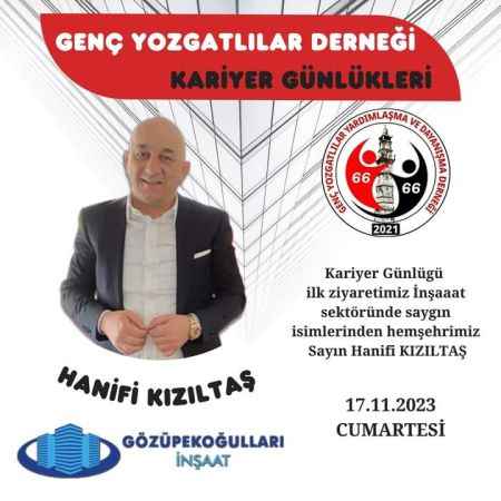 Genç Yozgatlılar Yardımlaşma ve Dayanışma Derneği Düzenliyor: Kariyer Günlüğü Programı İçin Geri Sayım Başladı