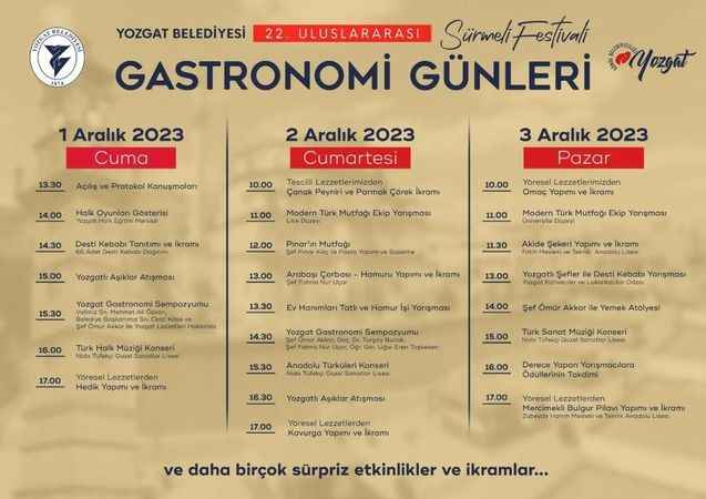 Yozgat'ta Bu Festival Kaçmaz: 1 Aralık Cumhuriyet Meydanı'nda Başlıyor!