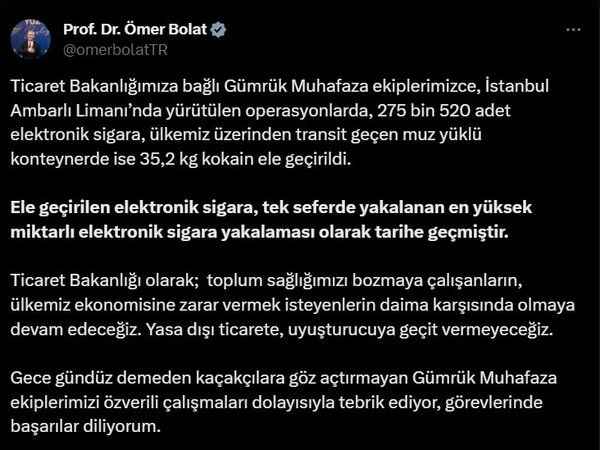 Ambarlı Limanı'nda Gümrük Ekipleri Kaçakçılık Ürünlerini Ele Geçirdi: Kaçak Ürünlere El Konuldu!