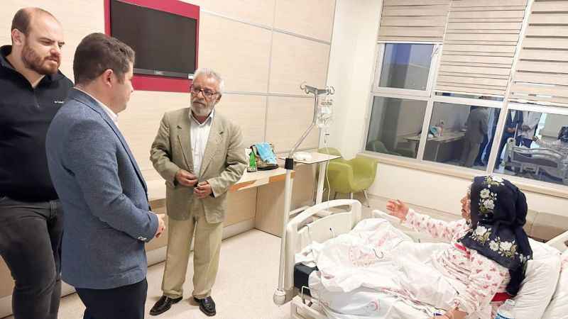 Kaymakam Ahmet Nuri Demir Sarıkaya Devlet Hastanesi'ni Ziyaret Etti: Hastalara Geçmiş Olsun Dileklerinde Bulundu