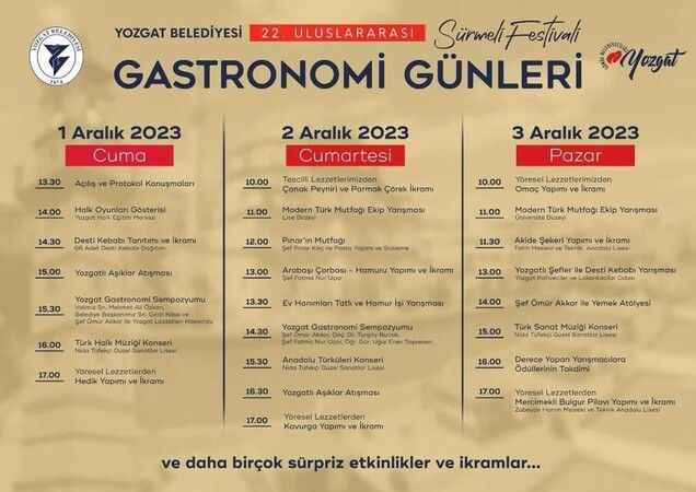 Yozgat Meydanından Lezzetli Kokular Yükselecek: Binlerce Yozgatlı'nın Bu Festivale Katılması Bekleniyor!