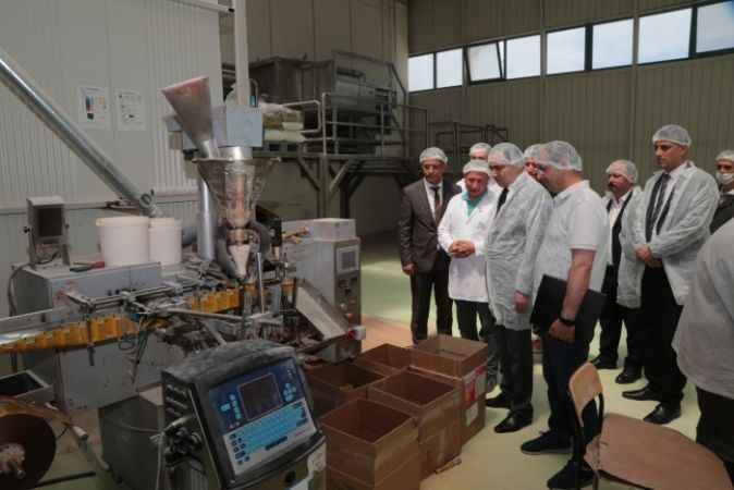 Yozgat Valisi Çakır OSB'de incelemelerde bulundu